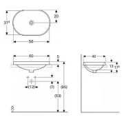 Раковина VariForm 60