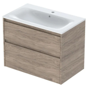 Тумба та раковина Selnova Square 80 Slim Rim