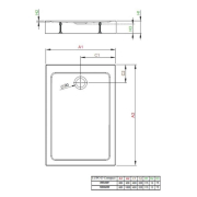 Поддон Lupo D Compact 100x80