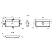 Раковина Ocean 80