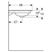 Раковина One 60