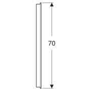 Зеркало Option Basic Square 90
