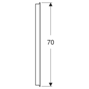 Зеркало Option Basic Square 70x70