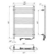 Полотенцесушитель Кватро 50x80