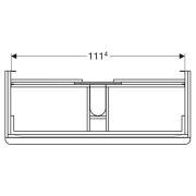 Шафка Smyle Square для раковини 120