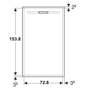 Піддон Sestra 160x80