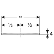 Поддон Sestra 140x90