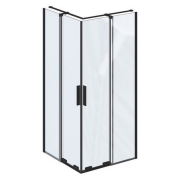 Душова штора RORV2-90 Transparent+алюміній