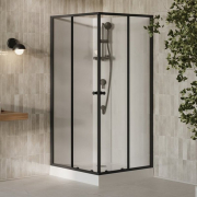 Душевая кабина BOXSRV2-90 Transparent+черный