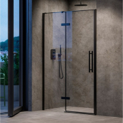Душові двері COSD2-120 Transparent+чорний