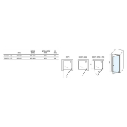 Душові двері NDOP 1-80 Transparent+білий