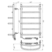 Полотенцесушитель Еврофлеш П6 40x70