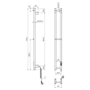 Рушникосушка HF Slim 117х14