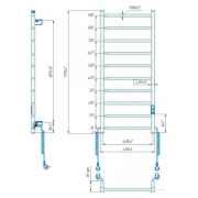 Полотенцесушитель Hygge Family HF Leeds 97x43