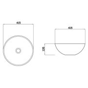 Раковина Venus Light Bowl Marble 42