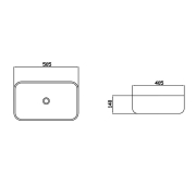 Раковина Venus Dark Curvel Marble