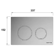 Інсталяція Aqua Line KP-AL-H02+чаша унітаза Round Smart з сидінням RN-0490-RQ3+кнопка Twist KP-TW-001