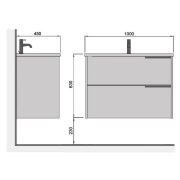 Тумба Grace-100-A та раковина Su-100