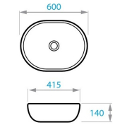 Раковина Round 60
