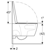 Чаша унітаза iCon TurboFlush з сидінням