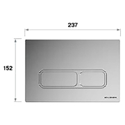 Инсталляция Aqua Line 2359510056 + чаша унитаза Borneo Rimless B0049RQS + кнопка Edge 2307510357