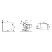 Інсталяція Rapid SL 3 in 1 38772001 + чаша унітаза Borneo Rimless B0049RQS