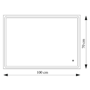 Зеркало Nil 100x70