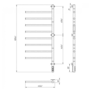 Полотенцесушитель Веер-I 100x44.5