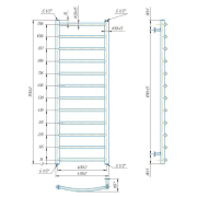 Полотенцесушитель Inox Классик 117х43/40