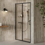 Душевые двери XPSDP2-110 Transparent+черный