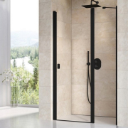 Душові двері CSD2-110 Transparent+чорний