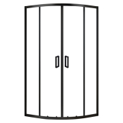Душова штора SLCP 4-90 Transparent+чорний