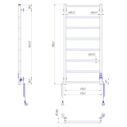 Полотенцесушитель Классик F НР-І 109x53/75 TR