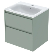 Тумба и раковина Selnova Square 60 Slim Rim