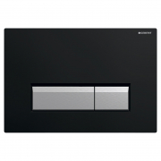 Кнопка Sigma 40 с системой удаления запахов, матовая черная