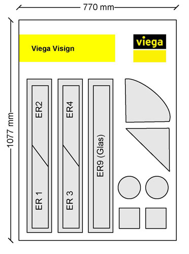 Стенд под дизайн-решетки Viega