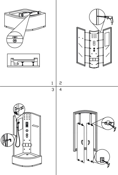 Инструкция по установке боксов HX-409, HX-410, HX-411 и HX-416
